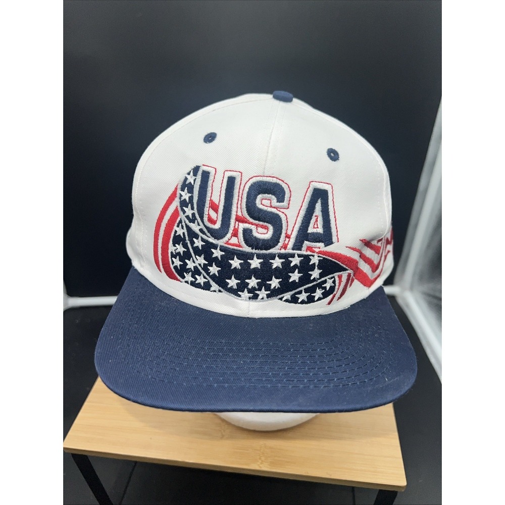 Vintage USA 1996 Atlanta Olympics Logo 7 Snapback Hat